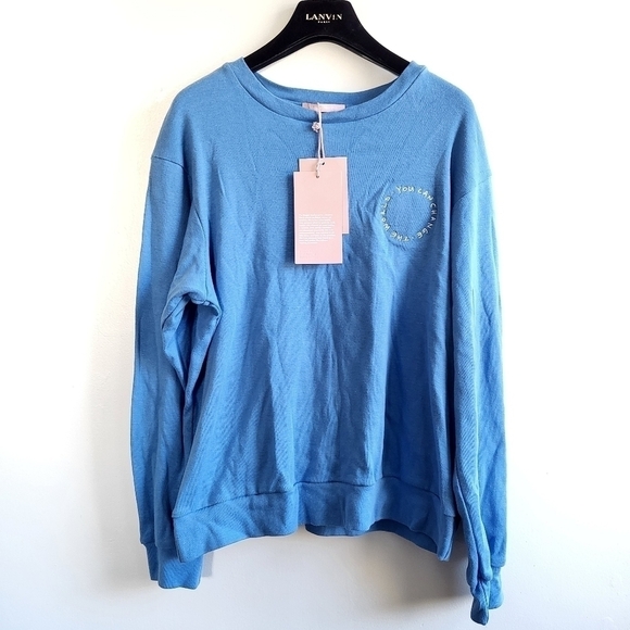 New MAGGIE MARILYN You Can Change The World Pullover Sweatshirt NWT Size Small - Picture 9 of 16